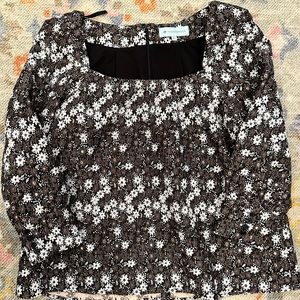 Tuckernuck Jacquard Elsie Blouse. Sz XL. EUC.